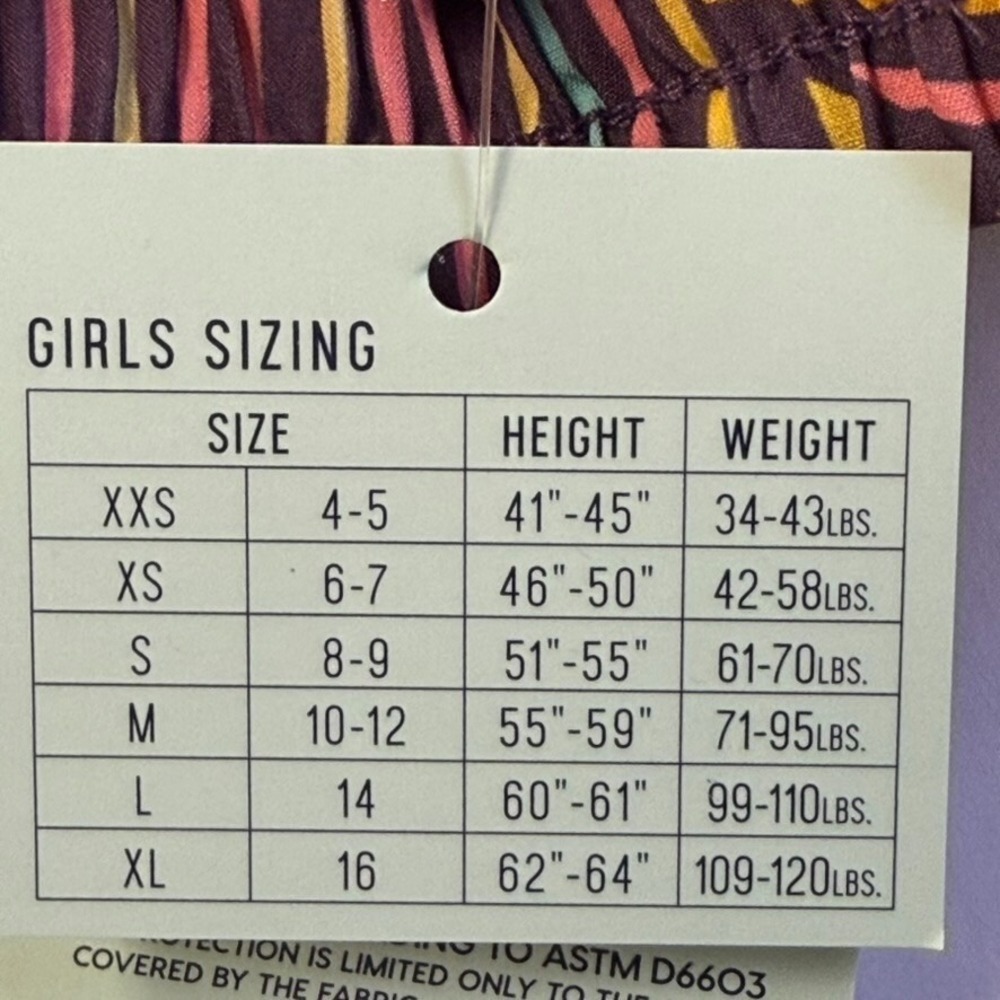 DSG Mid-Rise Stride Shorts Girls L Multicolor Geometric Activewear Running NWT - Picture 13 of 13